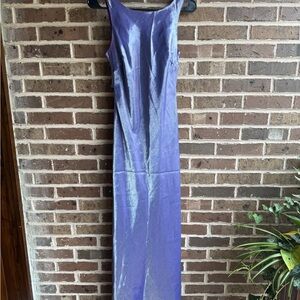Vintage DE LARU Elegant Lavender Sleeveless Gown